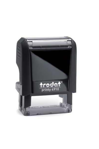 Trodat 4910 Pembe Gövde Siyah Keçe Kaşe