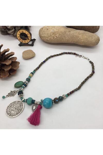 Porsuk Alternatif Handmade Ethnic Authentic Hippie Bohemian Necklace