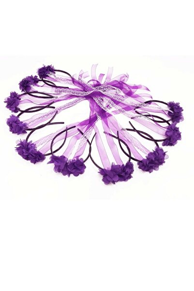 ecrin tuhafiye hobi Kına Gecesi Nedime Tacı Kına Tacı Lohusa Tacı 10 Ad Mor