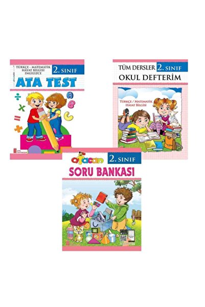 Ata Yayıncılık 2. Sınıf Afacan Soru Bankası+2. Sınıf Tüm Dersler Okul Defteri...