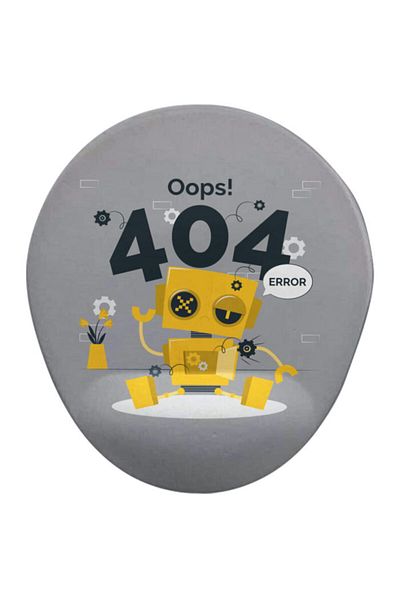 Onartem Robot Eror Oval Wrist Mouse Pad