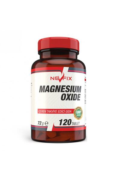 Nevfix Magnesium Oxide Magnesium 250 Mg 120 Tablets and Vitamin B12 1000 Mcg 120 Tablets