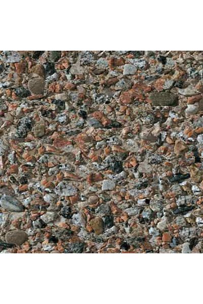 Eshel Model Rubble Stone Patterned Cardboard Pavement 1-50 Scale 3 Pieces
