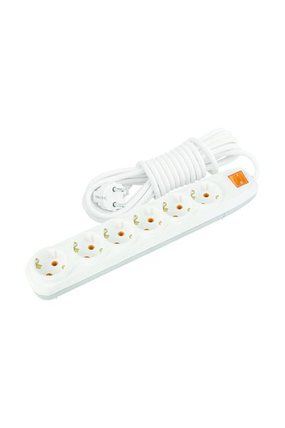Nilson 6-Piece 5 Meter Grounded Switched Group Socket