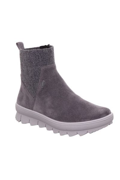 Legero Soft  Tex Zippered Boots Gray Suede