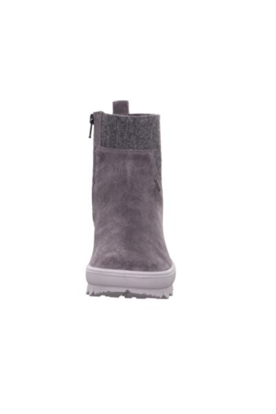 Legero Soft  Tex Zippered Boots Gray Suede