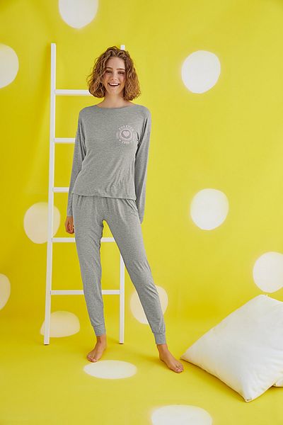 ZEY 30426 Women's Printed Pajama Set