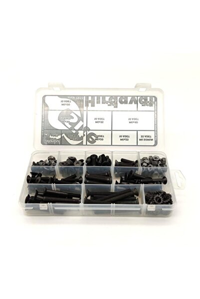 Site Hırdavat 200 Parça M6 Havşa Baş Imbus Cıvata Somun Ve Pul Seti