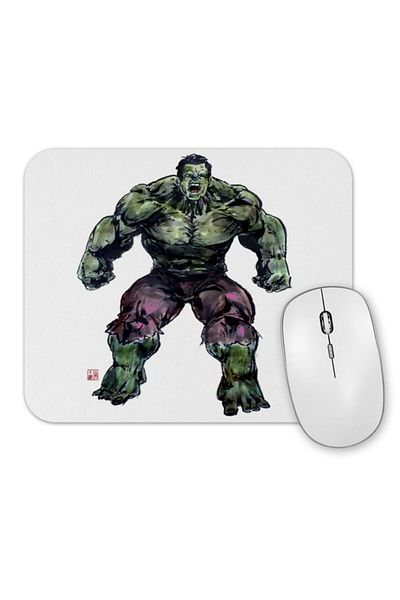Baskı Dükkanı Подложка за мишка Hulk Mad Roar Marvel Superhero Power Bruce