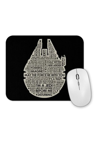 Baskı Dükkanı Подложка за мишка Star Wars Millennium Falcon
