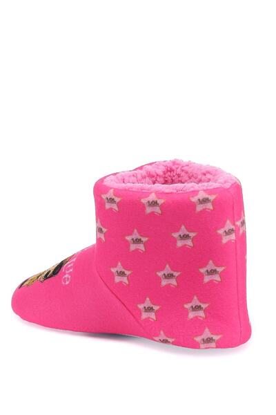 LOL Logı.f1pr Fuşya Kız Çocuk Panduf