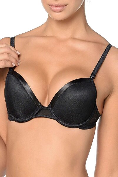 Orkide Γυναικείο Μαύρο Κλασικό Σουτιέν με Στήριγμα 9200