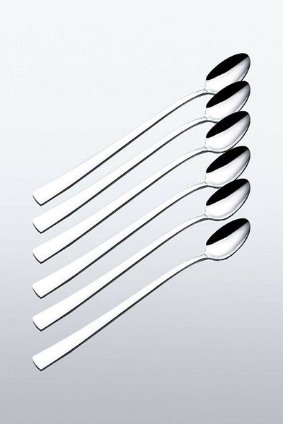 Nehir ملعقة قهوة بحرى - كوكتيل طويل - موكا - ملعقة لاتيه 20 سم 6 قطع