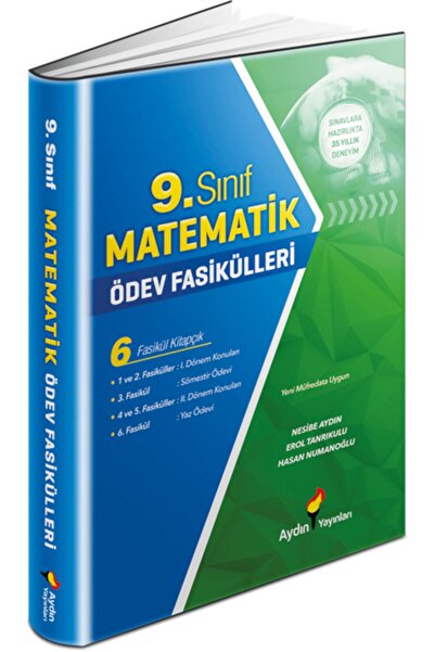 Aydın Yayınları Aydın 9. Sınıf Matematik Ödev Fasikülleri eski müfredat