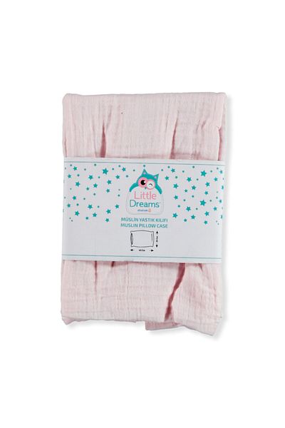 Little Dreams ebebek Pink Muslin Pillowcase
