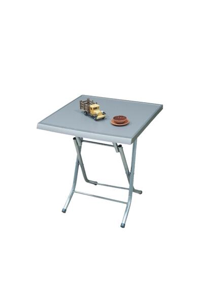 aldagelsin Plastik Gri Katlanabilir Masa 60x60