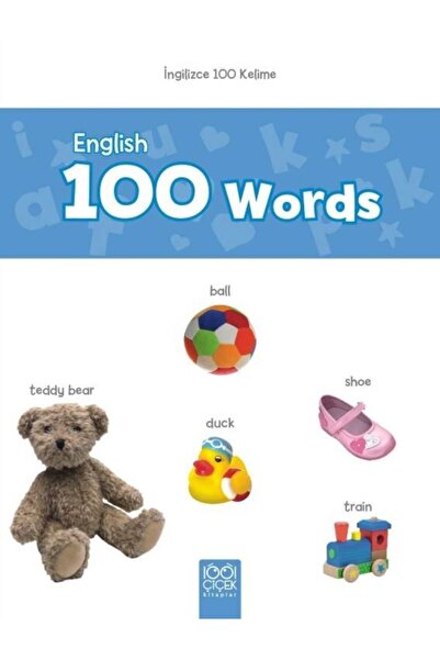 Generic Brand English 100 Words 1001 Çiçek Kitaplar kitap