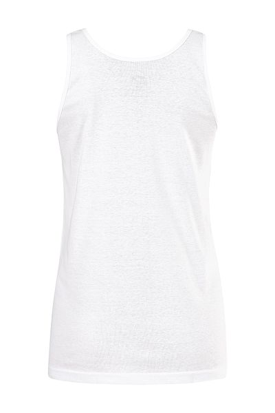 Şahin Women's Thick Strap Guipure Collar White Undershirt Shn30060
