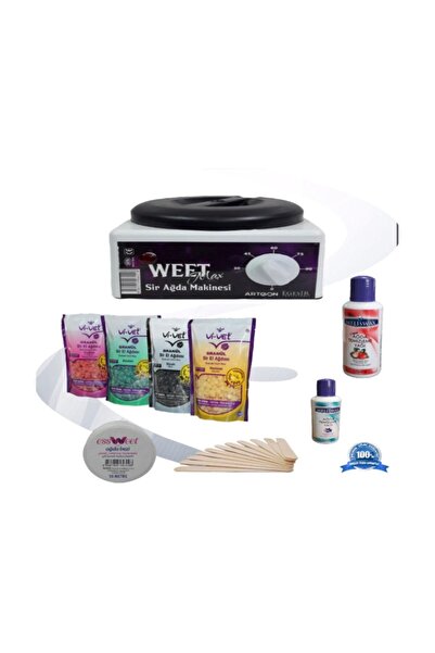 Ege Sir Profesyonel Weetmax Ağda Makinası Seti 6