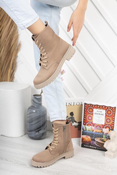 Tolgado Kadın Günlük Bağcıklı Postal Tarz