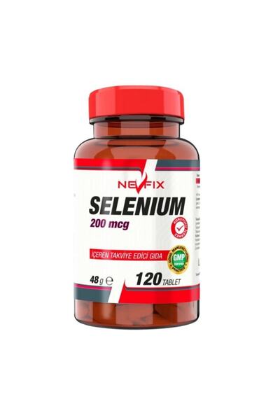 Nevfix Selenium 200 Mcg 120 Tablets Vitamin B12 Folic Acid Biotin 1000 Mcg 120 Tablets