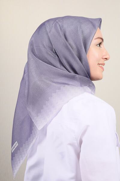 AlışverişTarlası وشاح فستان سهرة بحزام فضي اللون الهرمي - النمط-06 - اللون-09