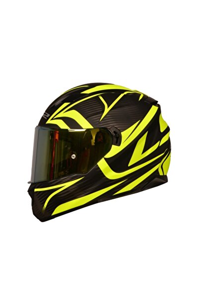 LS2 Stream Evo Jınk Mat Siyah-neon Sarı Kask