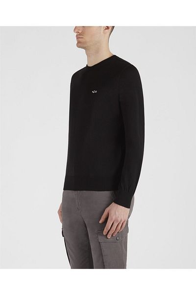 PAUL&SHARK Men's Knitted Roundneck C.W.Wool Sweater