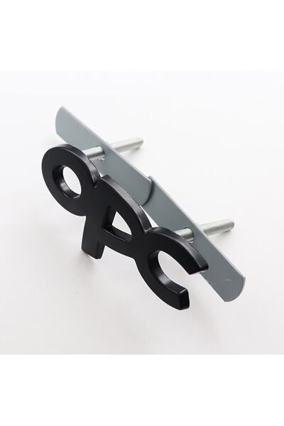 GARDENAUTO شعار مصراع شعار Opel Ascona Opc وشعار صندوق السيارة باللون الأسود