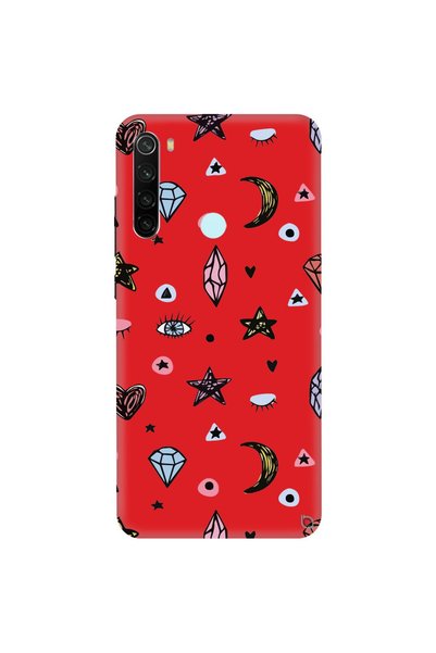 WANNA PROTECT حافظة سيليكون لهاتف Xiaomi Redmi Note 8 مخملية داخلية ملونة على...