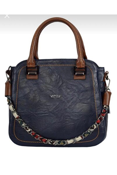 LOS ANGELES POLO CLUB حقيبة يد وكتف بثلاث حجرات من أتابي مع سلسلة إكسسوارات