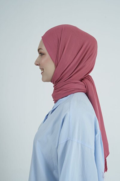 Gülsoy شال نسائي من القطن الممشط باللون الأرجواني - 25