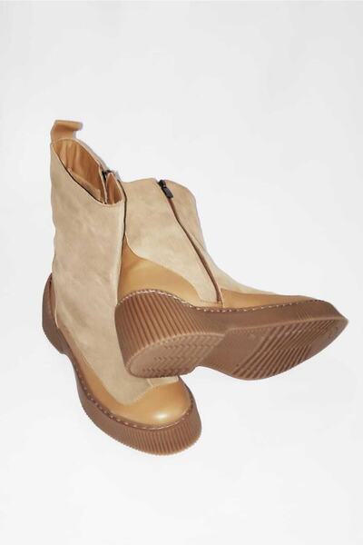 MaisonStanbul Kadın Süet Bootie