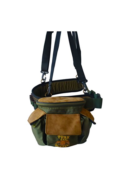 Türkhunter Türk Hunter Avcı Bel Çantası 12-16-20 Kalibre (KAPAKLAR KOYU KAHVERENGİ)