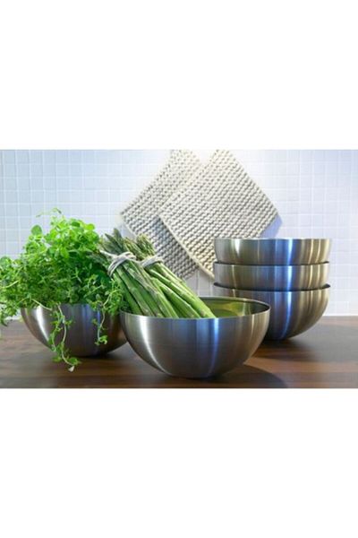 IKEA Snack Serving Bowl Stainless Steel 12 Cm 1 Piece