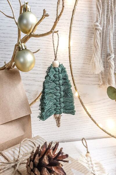Emtory Home Ornament decorativ pentru copac și perete în formă de pin (3 bucăți)