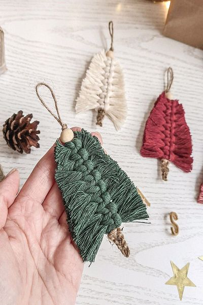 Emtory Home Ornament decorativ pentru copac și perete în formă de pin (3 bucăți)