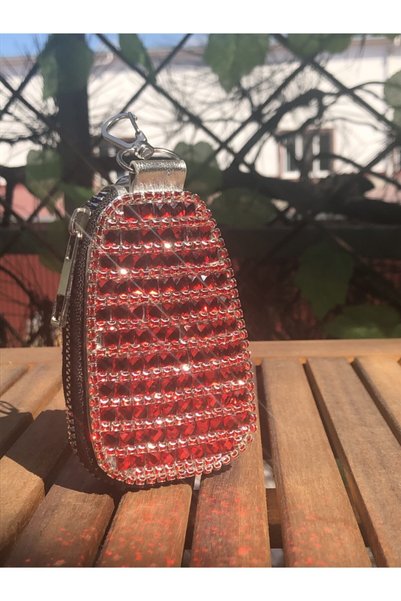 TASARIM ARABAM ATİKE ELİF AKIN Red Key Bag