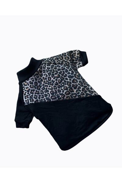 Barneystore Kedi Köpek Leopar Sweat