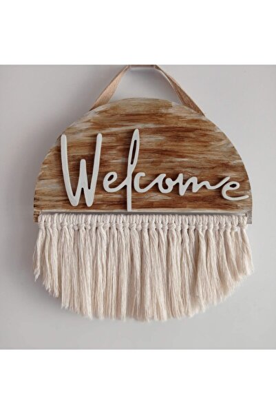 BilgeCe hoMe Welcome Yazan Kapı Süsü