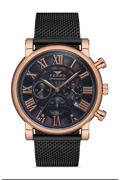 FERRO Inner Functions Active Chronograph Men's Wristwatch Fm3827cwt