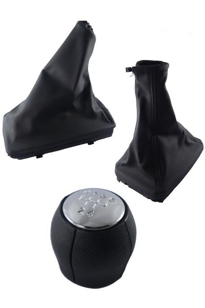 ZETOTO Opel Corsa C Gear Knob - Gear Bellow - Hand Brake Bellow Chrome
