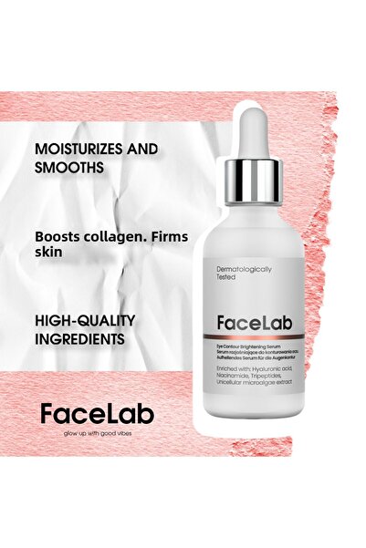 FaceLab FaceLab Eye Contour Serum, Anti-Aging Algae Extract Brightening Revitalizing Eye Serum with Hyaluron