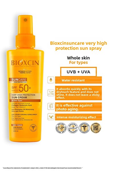 Bioxcin Sun Care Sun Spray for All Skin Spf 50 200 ml 2 Pcs