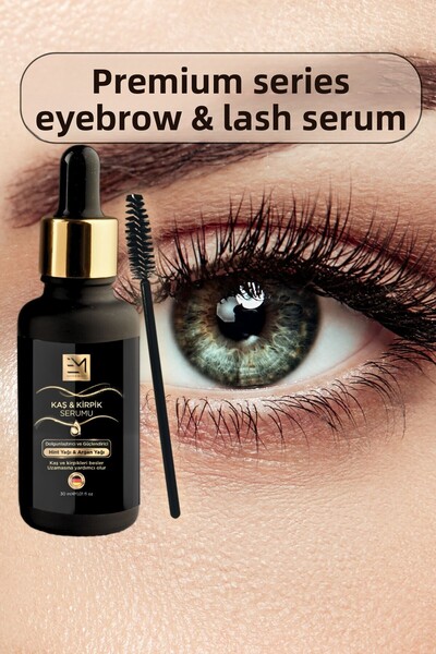 AMANOS BEAUTY Premium Natural Plant Extract Eyebrow and Eyelash Serum - Fast and Healthy Growth Effect