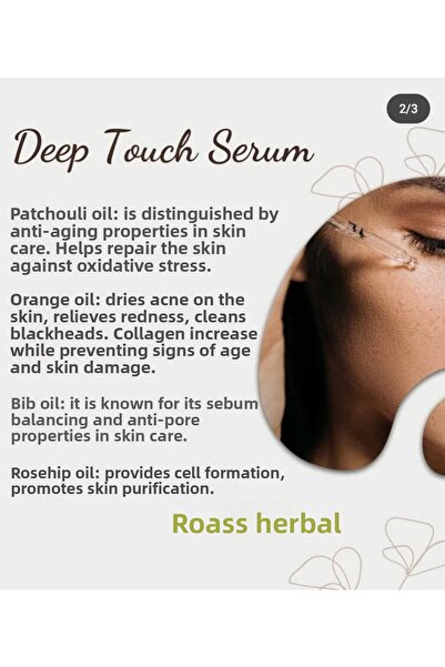 Roa Bitkisel Roa Deep Touch Face Serum 30 ml