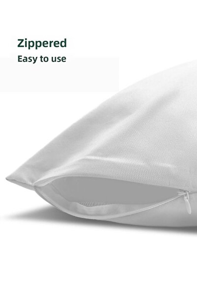 VESSİNOHOME Βαμβακερή εσωτερική επένδυση 4 τεμαχίων 50x70 λευκή μαξιλαροθήκη, μαξιλαροθήκη με φερμουάρ, στρώμα μαξιλαριού 4 τεμαχίων