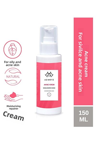 Asimeyz كريم وجه مضاد لحب الشباب والرؤوس السوداء 150 مل - زيت متوازن، مضاد لح...