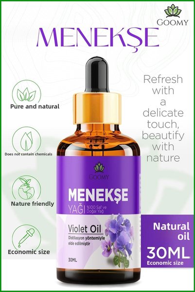 GOOMY Violet Oil Distillation 100% Natural Herbal Essential Oil Violet Oil 30ml