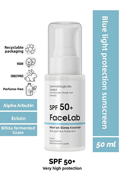 FaceLab Alpha Arbutin SPF 50+ Blue Sun Protection - Blue Light Sun Protection...